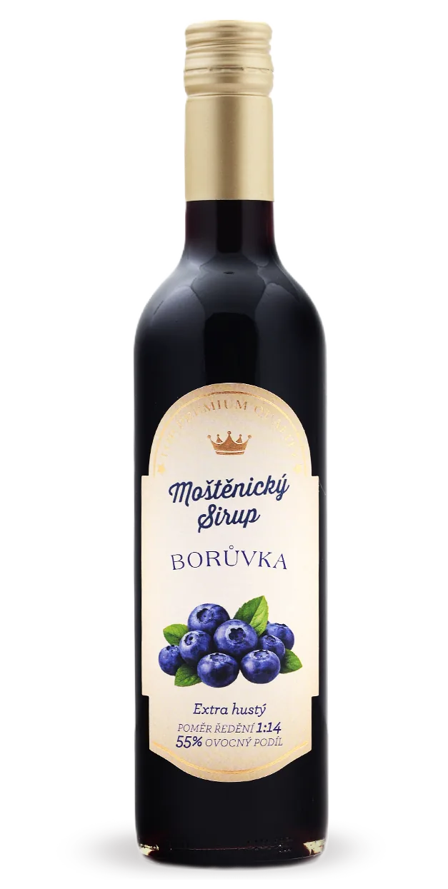 Moštěnický TOP PREMIUM QUALITY Blaubeersirup