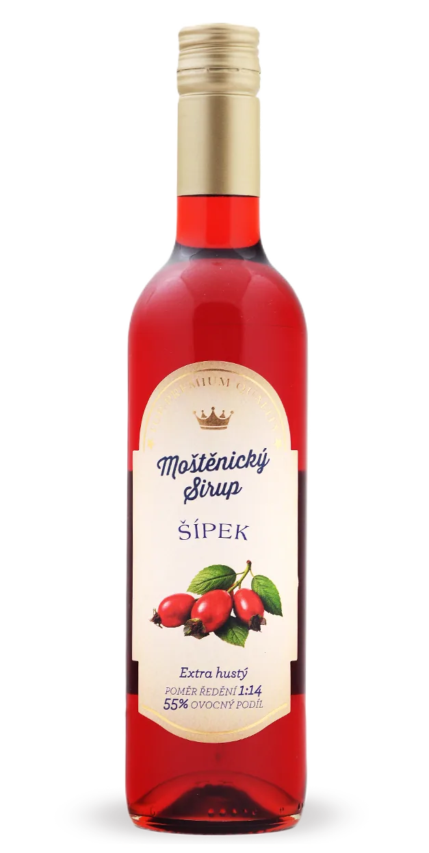 Moštěnický TOP PREMIUM QUALITY Hagebuttensirup